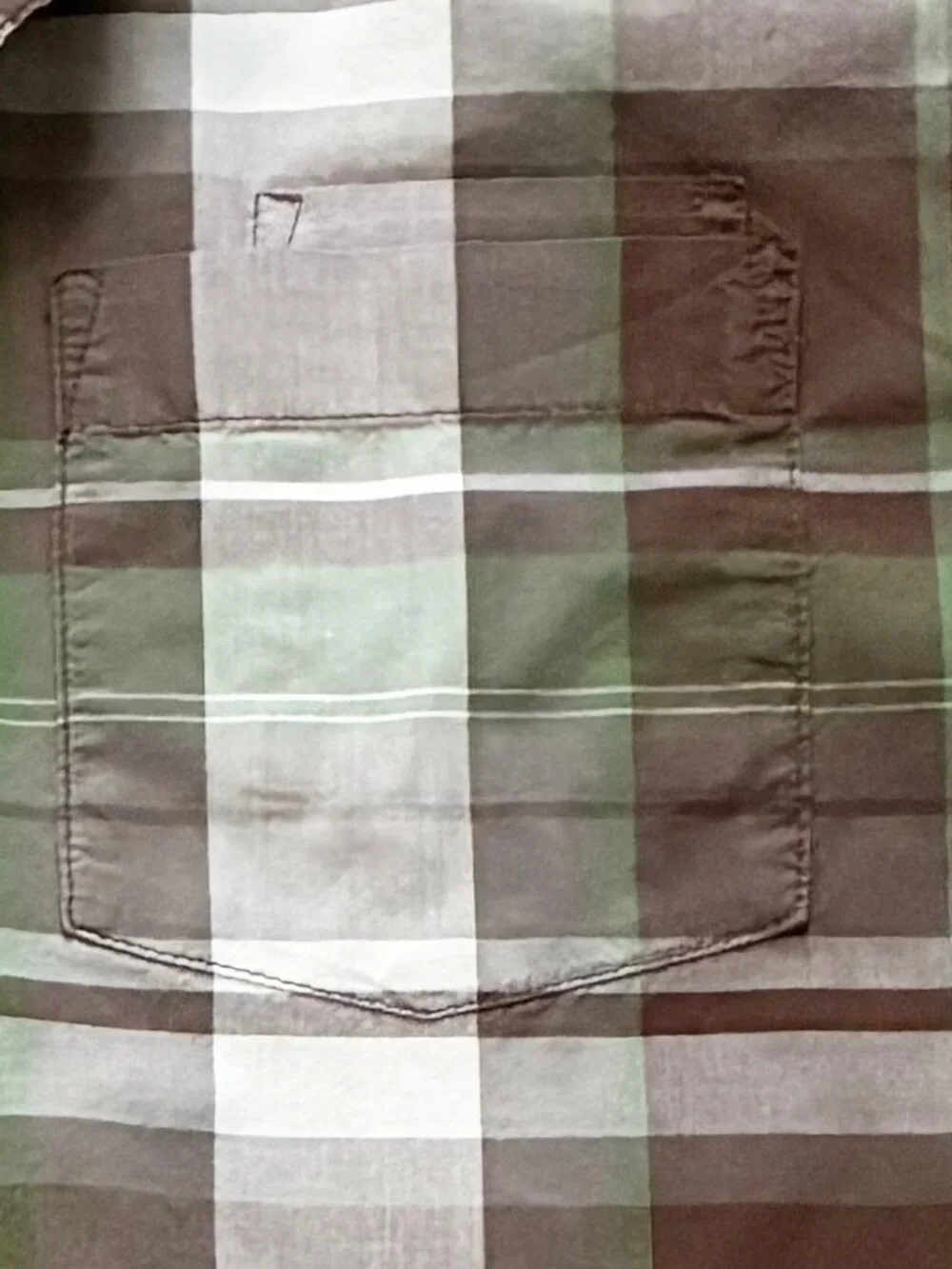 The North Face Hillside Plaid Woven Long Sleeve Shirt (Style A65G) Size M